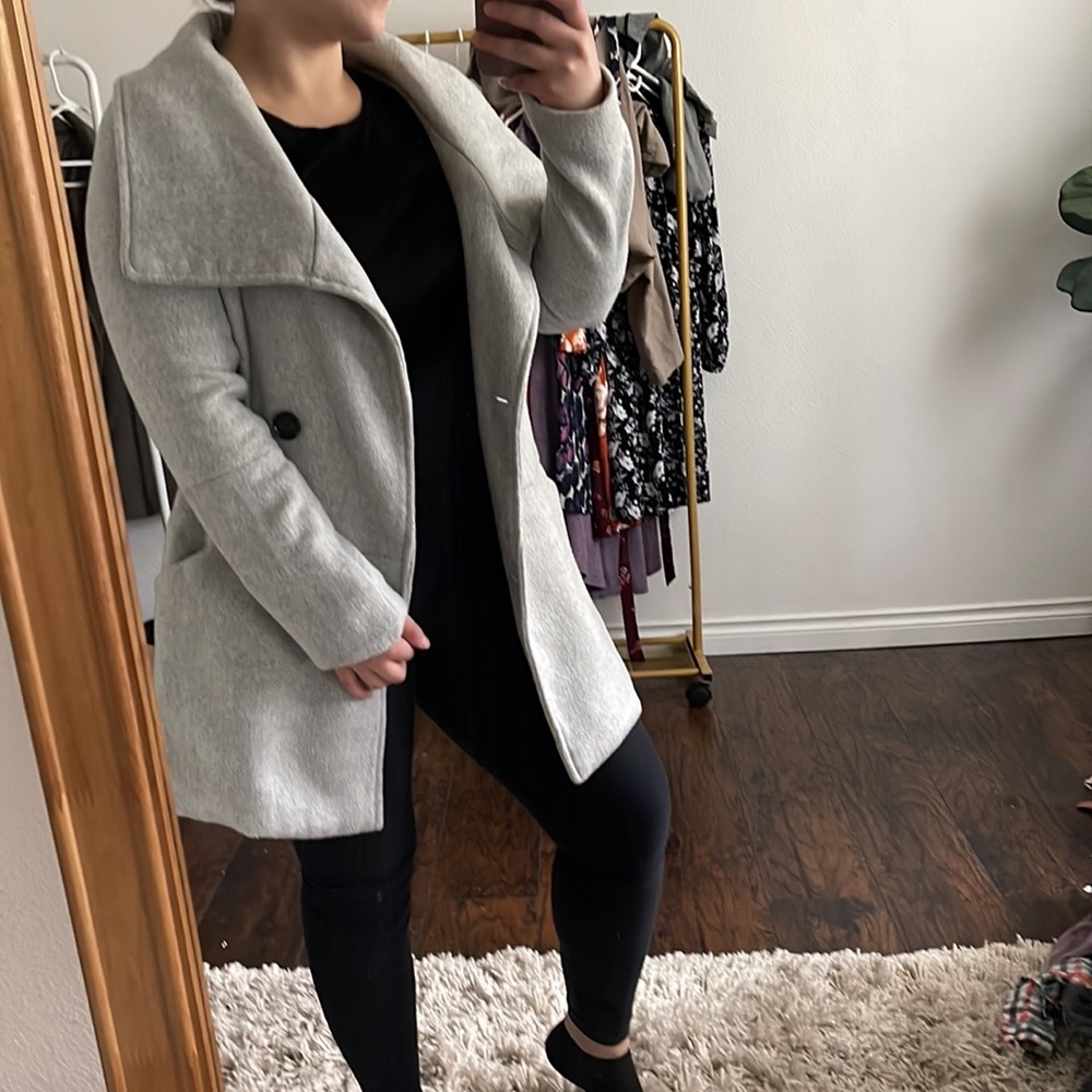 Charlotte Russe Grey Peacoat size medium